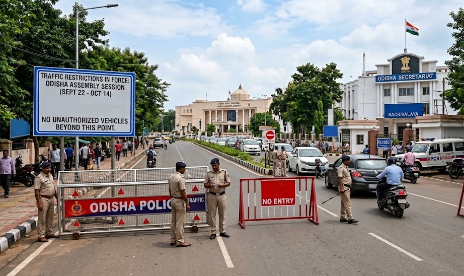 Odisha Assembly Session: Traffic Curbs Around Bhubaneswar Secretariat From September 22